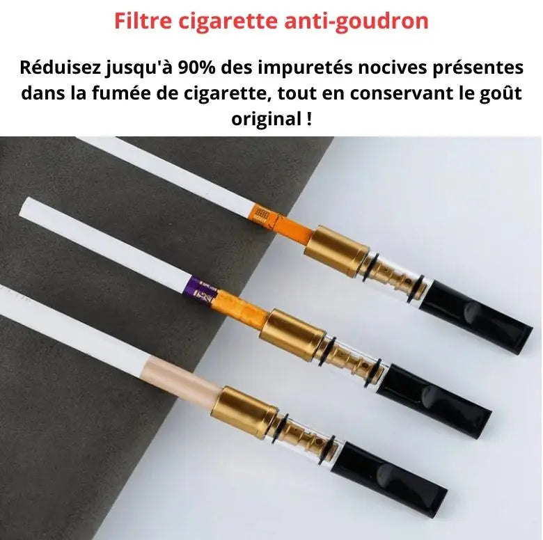 Filtre Cigarette Anti-Goudron x5 – Réutilisable