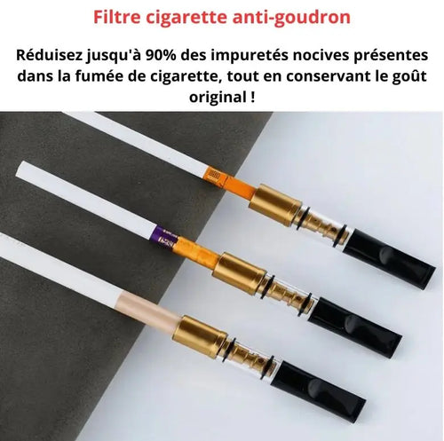 Filtre Cigarette Anti-Goudron x5 – Réutilisable